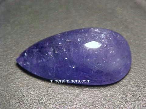 Tanzanite Gemstone - cabochon